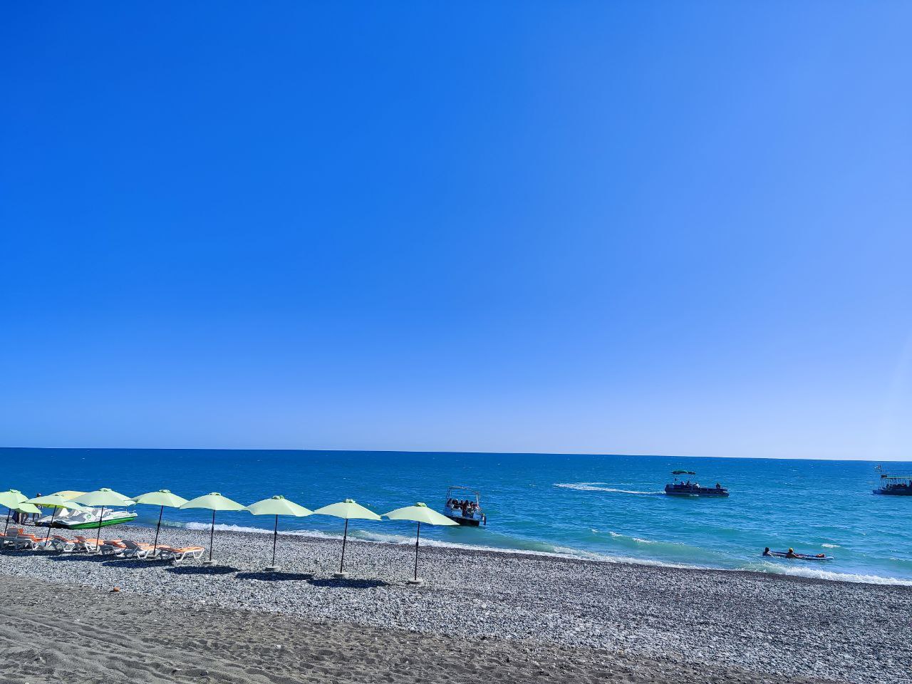 Вид на море из отеля